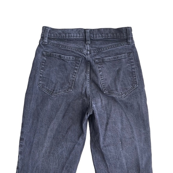 Abercrombie & Fitch Women’s The 90s Straight Ultra High Rise Black Denim Jeans - Picture 7 of 8